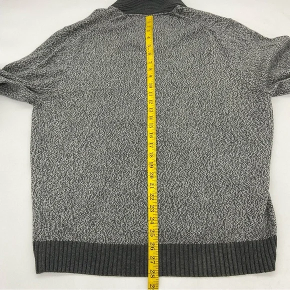 Jos. A. Banks Men's Gray Shawl Collar Sweater Heather Gray Size XL - Picture 9 of 12